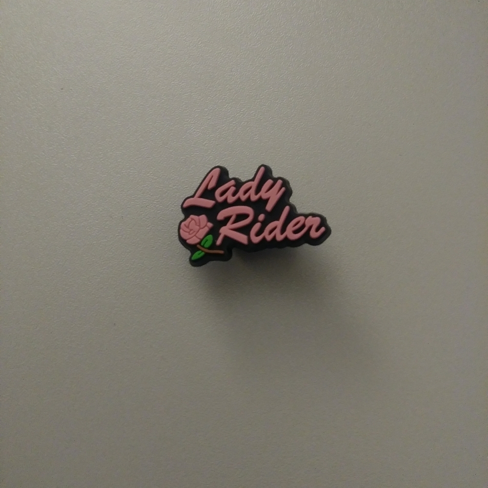 Lady Rider Shoe Charm